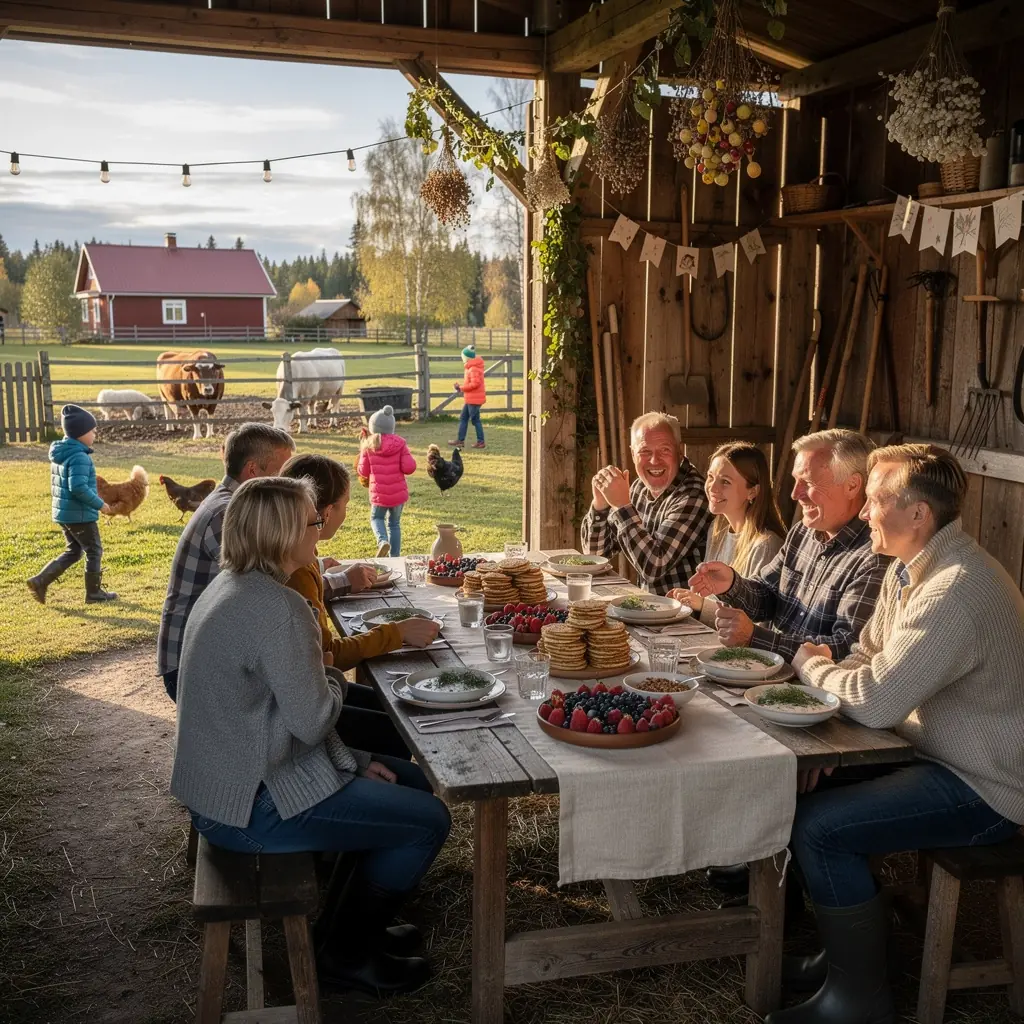 Mereäärne rand, kus inimesed naudivad päikeseloojangut ja liivaseid randa.